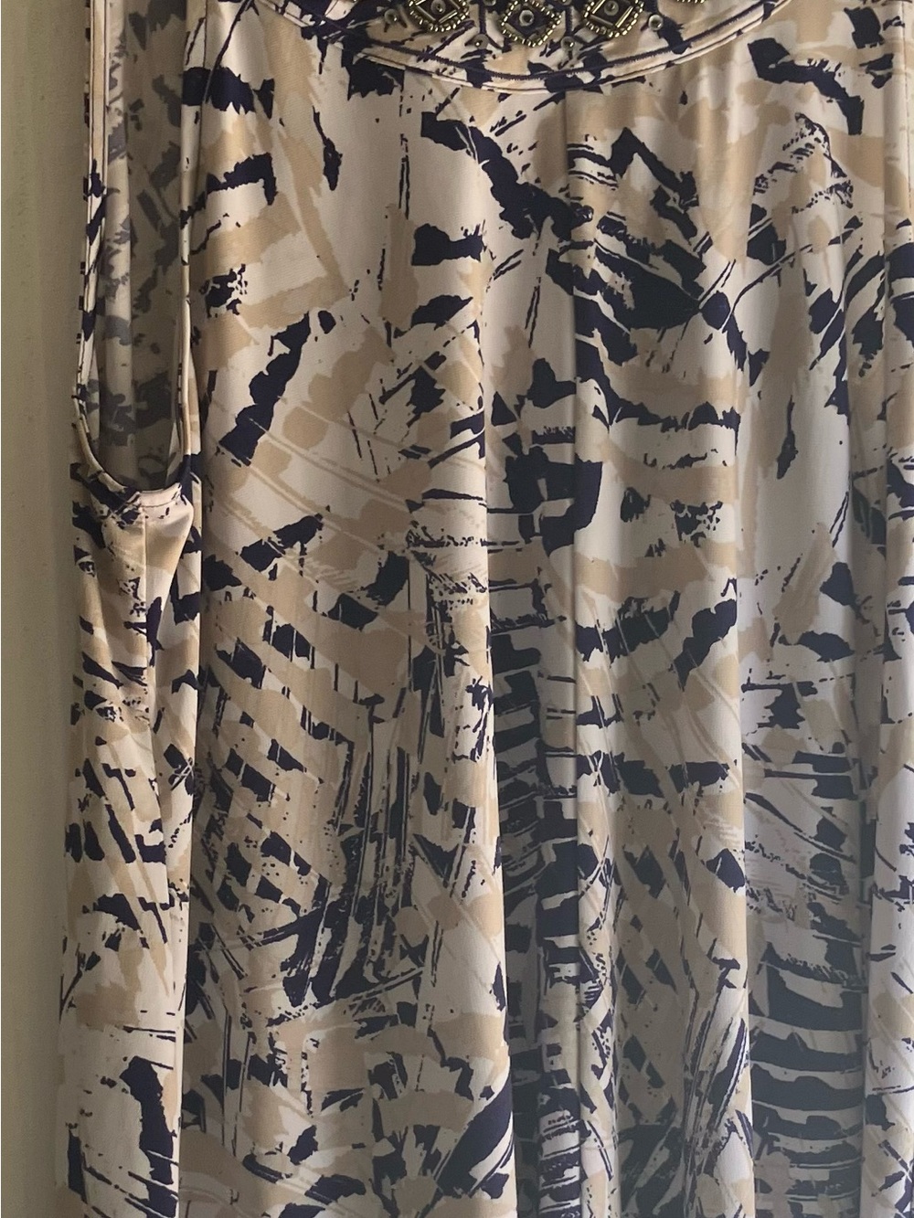 Alfani Beige and Navy Abstract Midi Dress!Accepting Offers/Bundle Deals!
